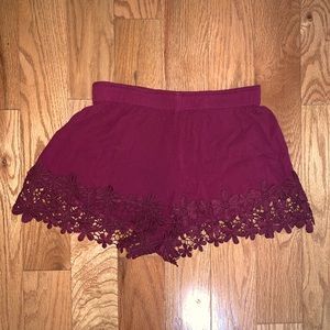Maroon Shorts